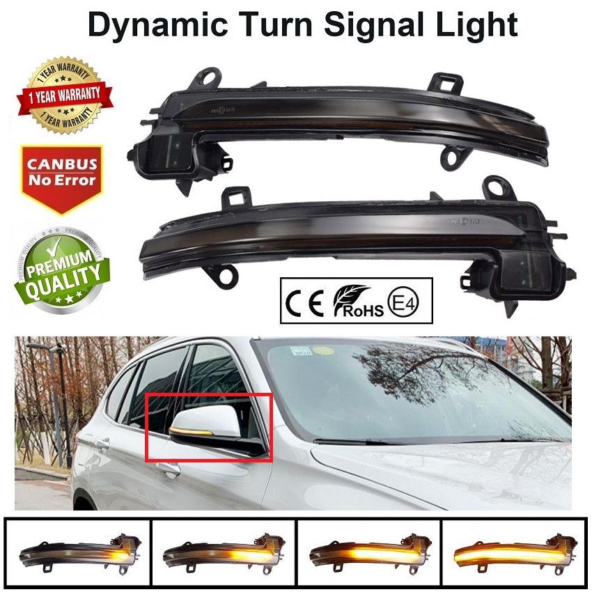 LED BOCNI DYNAMIC MIGAVCI U RETROVIZORU, TIPSKI - BMW - SMOKE LENS 170159 Beograd Zemun